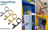 TouchFree-Key - Contactloze deuropener - i-touchscreen functie - Zwart