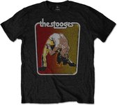 The Stooges Heren Tshirt -XXL- Iggy Bent Double Zwart