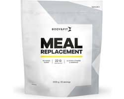 Body & Fit Low Calorie Meal Replacement - Dieetshake - Maaltijdvervanger - Maaltijdshake - Whey- en Melkeiwit - Gewichtsverlies Shake met Havermout - Vanille - 2030 gram (35 shakes)