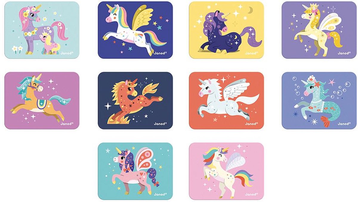 Janod - Magnetibook - Unicorn — afbeelding 2
