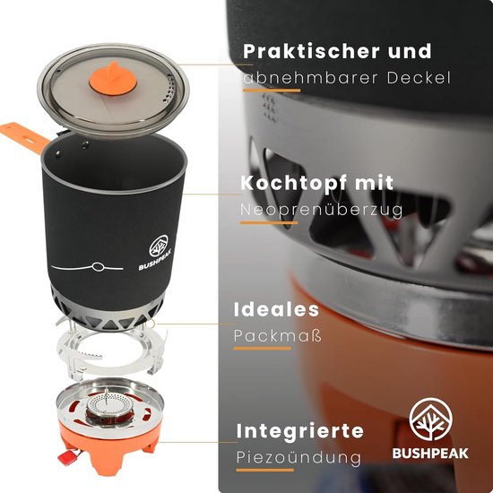 Bushpeak Instantboil - Outdoor Gasfornuis - Compact en Efficiënt