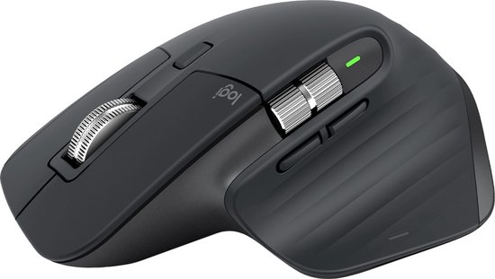 Foto: Logitech mx master 3s draadloze muis rechtshandig grafiet