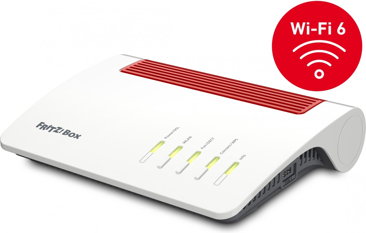 AVM FRITZ!Box 7590 AX draadloze router Gigabit Ethernet Dual-band (2.4 GHz / 5 GHz) Wit