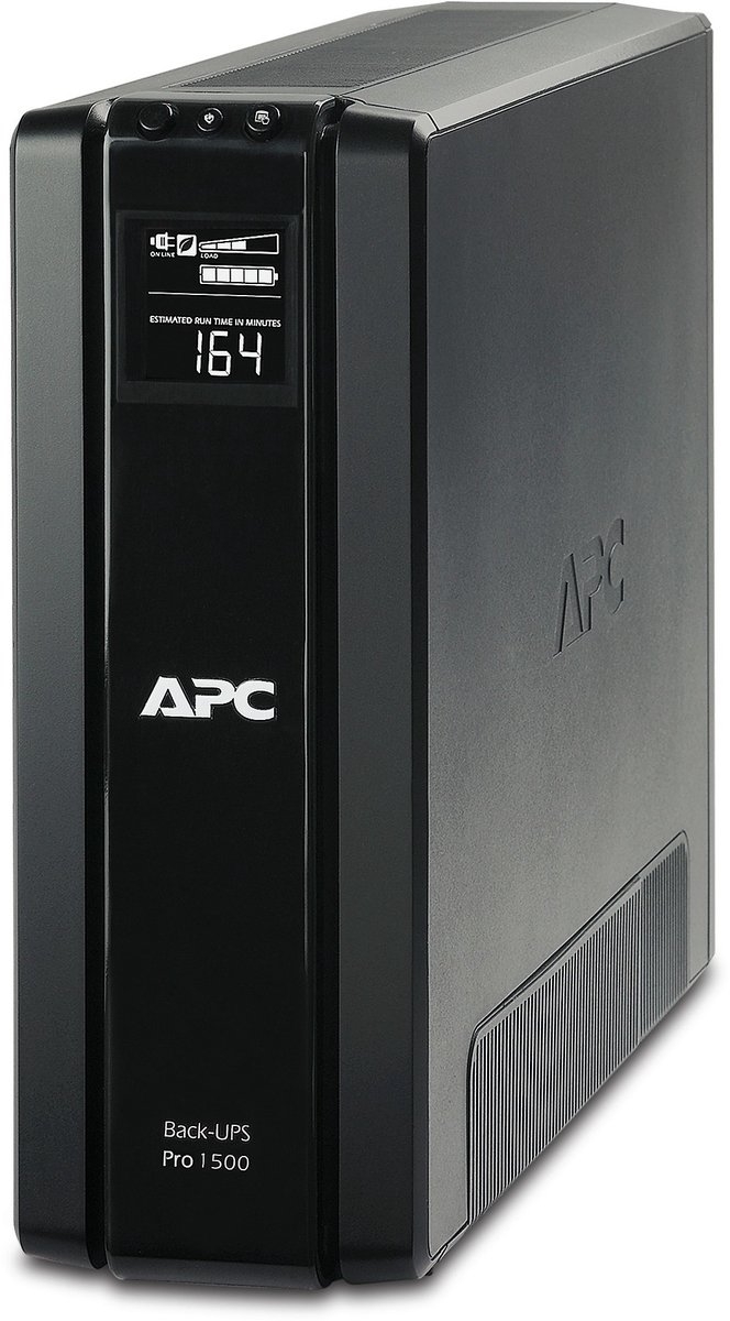 APC Back-UPS PRO 1500VA noodstroomvoeding 6x stopcontact, USB, uitbreidbare runtime