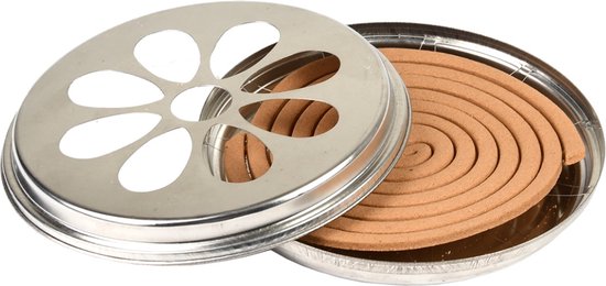 Citronella Spiraal - Metalen Houder - 10 Stuks