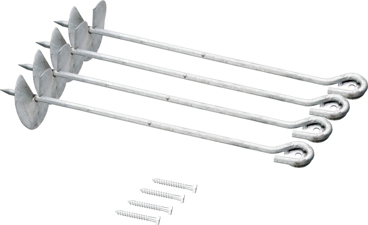 AXI 4-delige verankeringsset voor Speelhuisjes en Speeltoestellen - Speeltoren accessoires