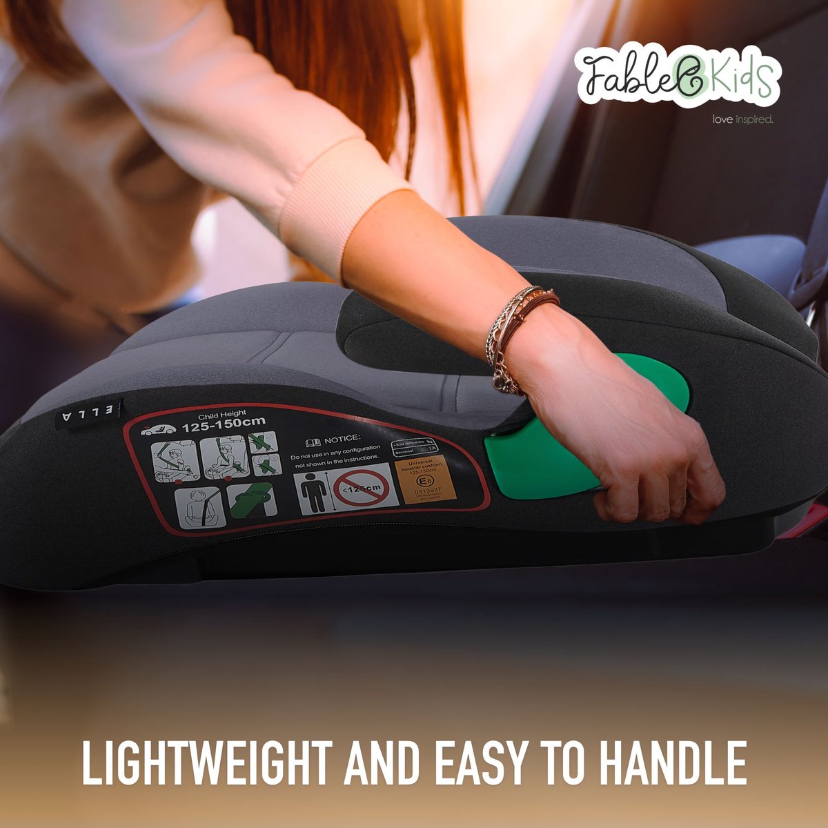 FableKids Autostoeltje I-Size Nala Kinderen Autostoel Met Isofix 76 150 Cm Ece