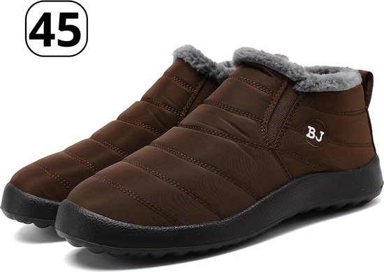 Nivard Antislip Sneeuwboots - Snowboots - Wintersport Sneeuwschoenen - Ski Gadgets Voor Heren - Maat 45 - Koffie