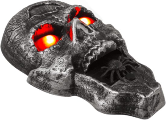 Skelet Deurbel met Geluid - 14x28 cm - Halloween Decoratie - Binnen/Buiten - Werkt op 3AA-batterijen — afbeelding 4