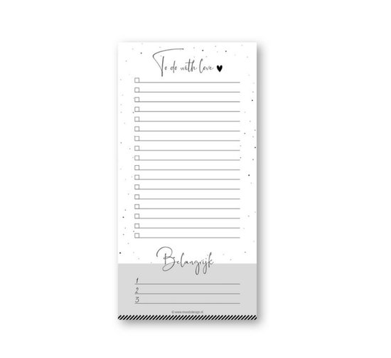 Notitieblok - To do (or not to do) - donker - Shop