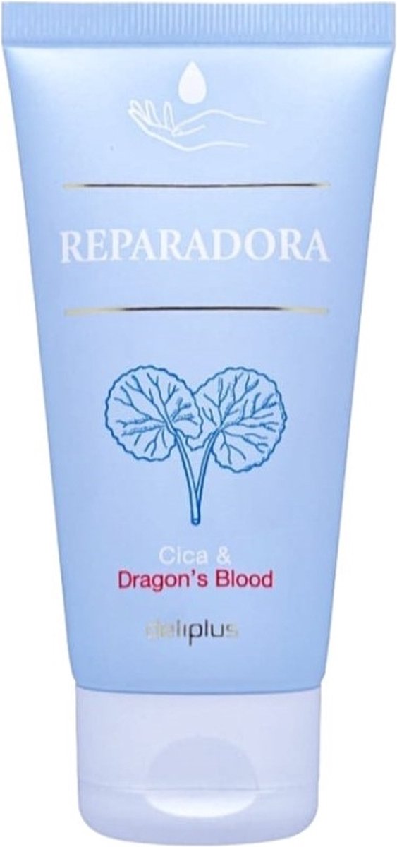 Goedkoopste Deliplus | Cream de Manos Reparadora Cica & Dragon's Blood | Handcrème | Sterk Hydraterend en Reparerend | Droge en gebarsten handen | 75ml