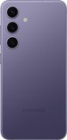 Arrière du Samsung Galaxy S24 violet cobalt avec trois caméras.