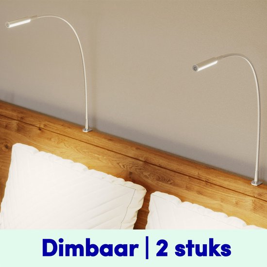 Foto: Nolt leeslamp voor in bed nachtlampje dimbaar 2 bedlampjes bedlamp slaapkamer leeslampjes hoofdbord leeslampje volwassenen