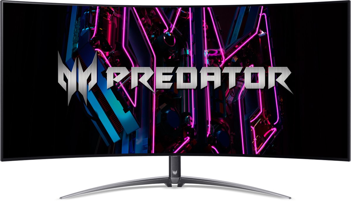 Acer Predator X45bmiiphuzx 113 cm (44.5") 3440 x 1440 Pixels 4K Ultra HD OLED 03 ms Zwart