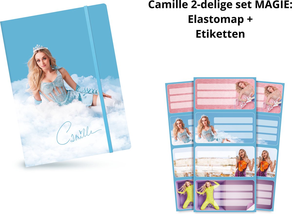 Camille Dhont - Camille 2-delige set Magie, Elastomap + Etiketten