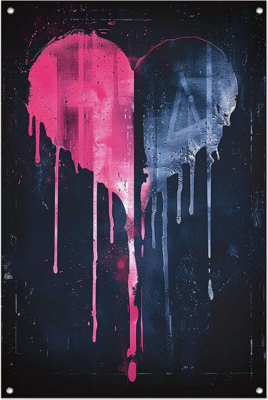 Hart posters - Orgaan tuinposter - Tuinposters Verf - Wanddecoratie ...
