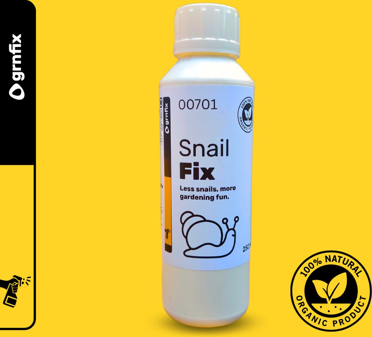 Slakken Fix – Minder slakken, meer tuinplezier - Organisch en natuurlijk - 250 ml