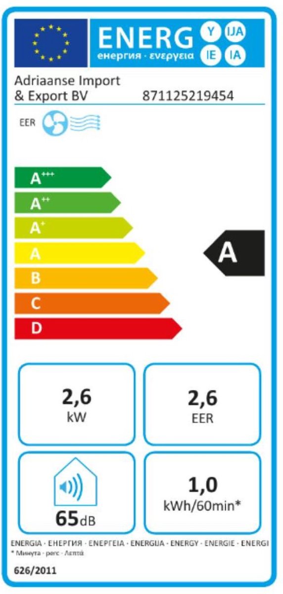 Afbeelding 2 van Lifetime Air Mobiele Airco - (EAN: 8711252194547)
