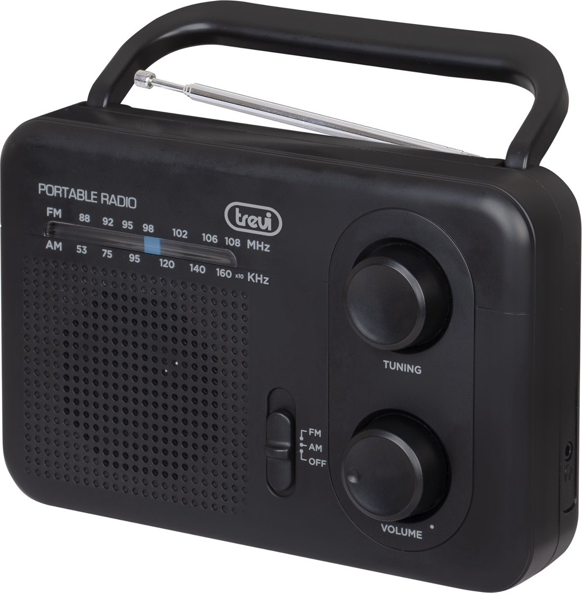 Radio Trevi 0RA7F6400 Zwart
