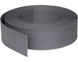 Recy-flex - Borderrand Kunststof op Rol 10 meter - Gerecycleerd - Tuinafboording voor gazon, perkje, tuinpad… - Flexibel - 12cm Hoog - Antraciet