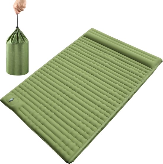 Juskys Sapri M zelfopblaasbaar luchtbed - Grey