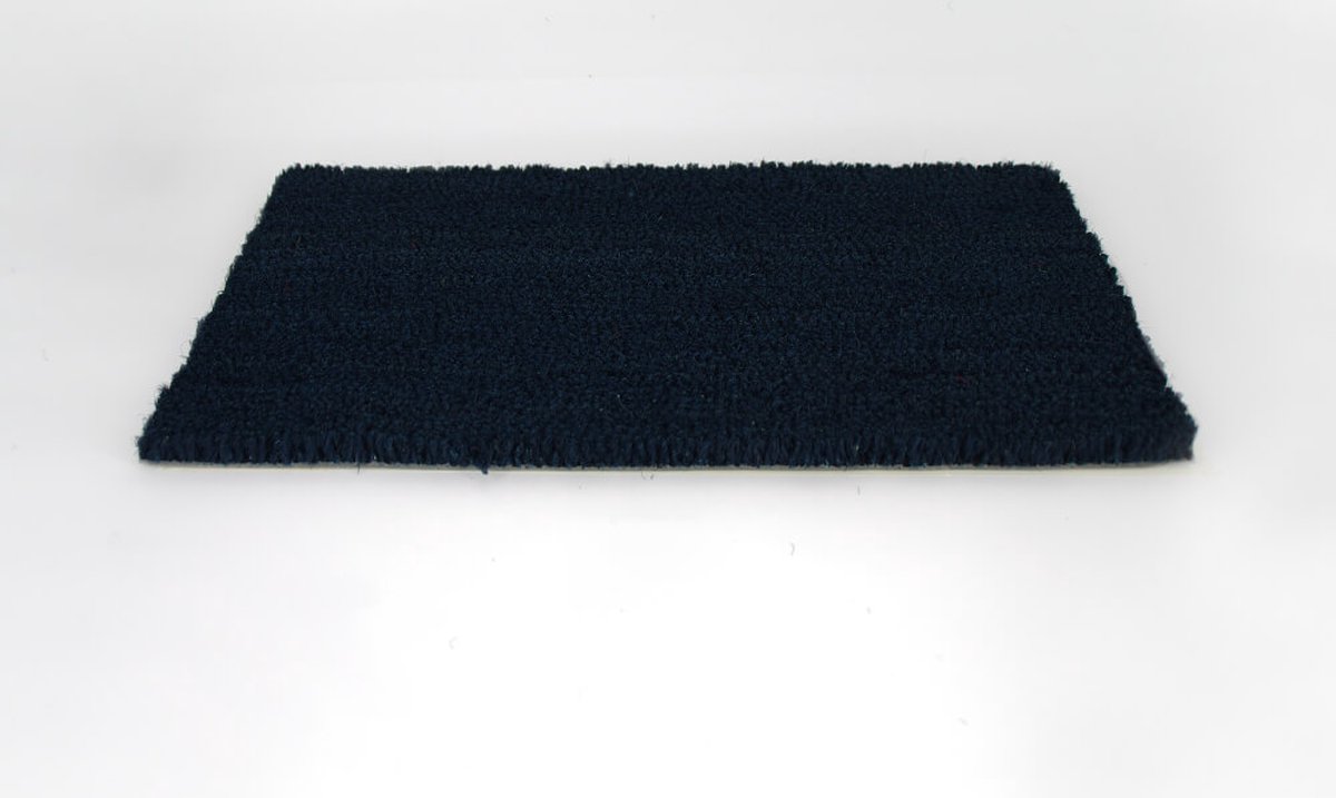Deurmat Kokos - Deurmat Binnen - Blauw - 60 x 80 cm - Antislip rug - Slijtvast
