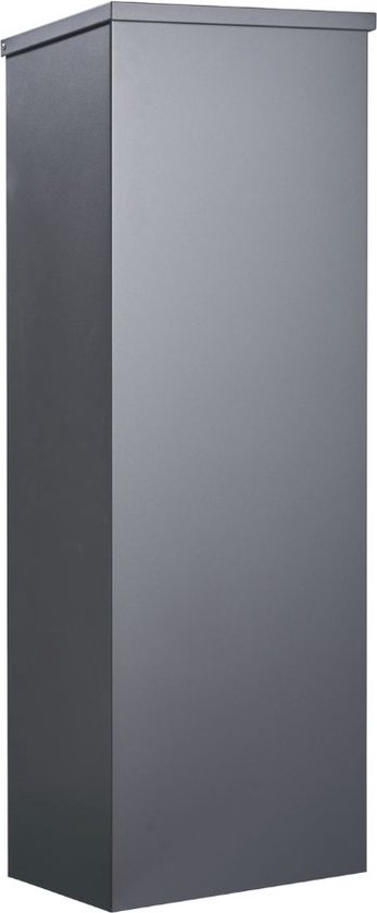 Allux 600 - pakketbrievenbus - achteruitname - antraciet