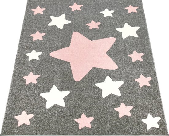 Vloerkleed kinderkamer wolk - Snoozy grijs/multi
