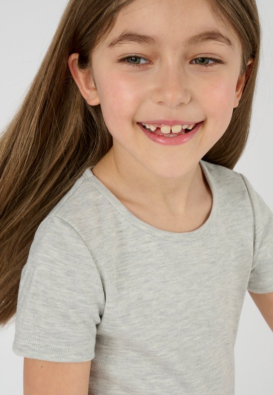Tweedelige, korte pyjama met T-shirt short - 2-delig - GRIJS - Dame - 15.00