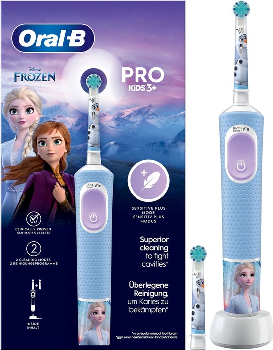 Oral-B Pro Kids Elektrische Tandenborstel Blauw Frozen - Oral-B - €30,99