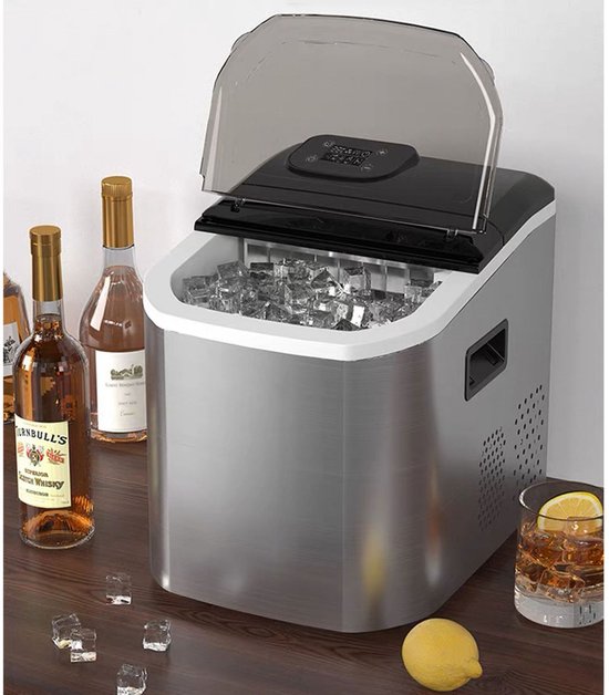 IJsblokjesmachine - IceAge, compacte commerciële en huishoudelijke IJsblokjesmaker (18 kg/24 uur) van Merkloos — afbeelding 4