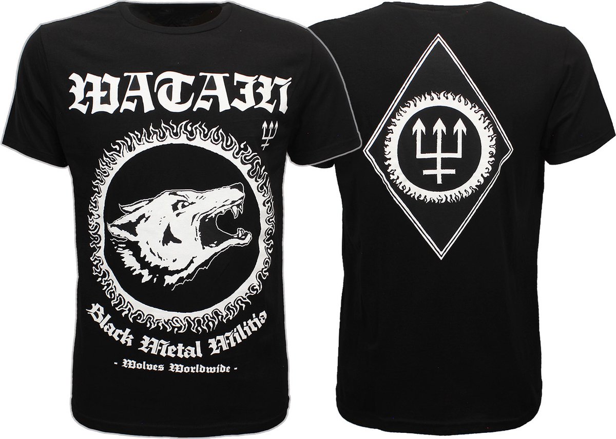 Watain Black Metal Militia T-Shirt - Officiële Merchandise - S