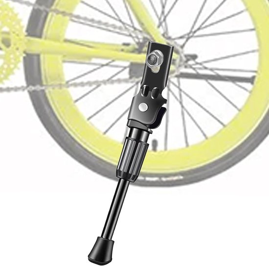 Foto: Fietsstandaard kinderfiets 20 inch standaard kinderfiets eenzijdige standaard verstelbare fietsstandaard fietsaccessoires voor kinderen voor kinderfietsen loopfietsen kleine fietsen