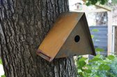 Bol.com STALEN DESIGN - Vogelhuis NEBULA - CORTENSTAAL - Staal - Tuinaccessoires - Vogelaccessoires - Strak aanbieding