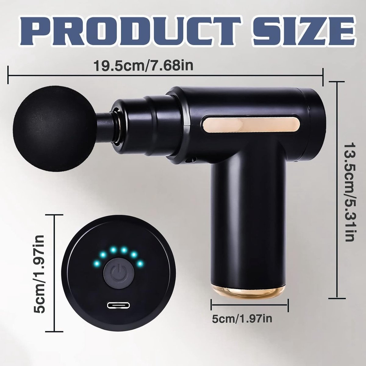 Massage gun - Massage apparaat - afbeelding 3