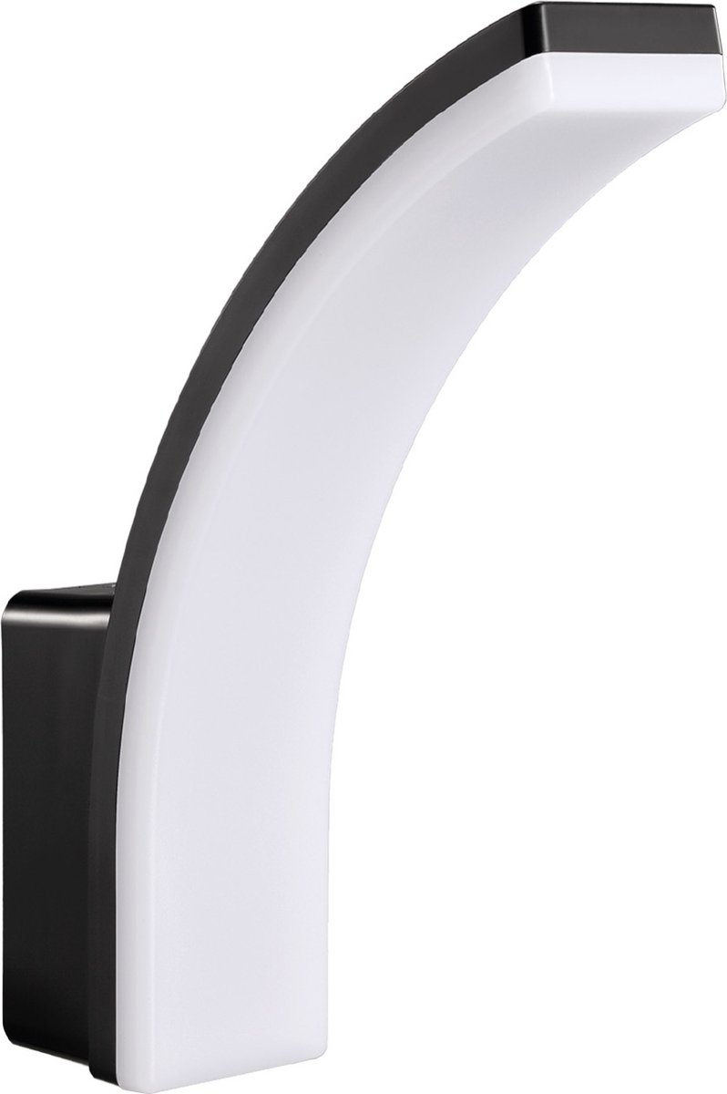 Maclean - LED lamp - Buitenlamp - Wandlamp - PIR - 20W - 2750lm - IP65 - neutraal wit 4000K - Zwart - MCE511 B