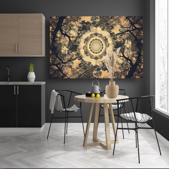 Tableaux Arbres - Tableaux nature - Tableaux sur toile Troncs - Décoration murale moderne - Tableau sur toile - Toile décoration chambre 90x60 cm