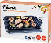 Bol.com Tristar elektrische barbecue en tafelgrill | 38 x 25 cm | 1200 watt aanbieding