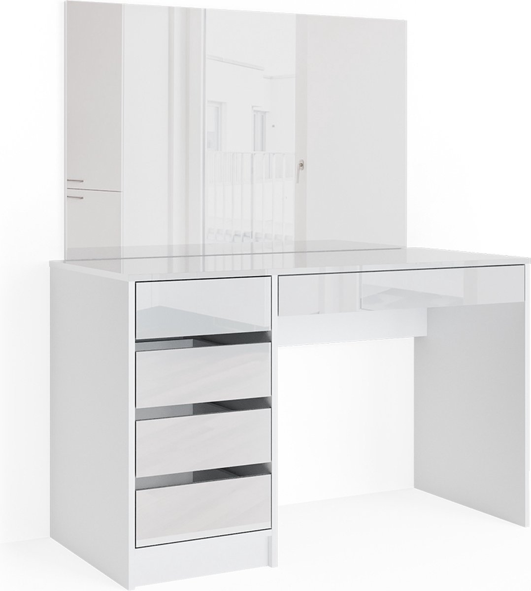 Vicco Sherry Kaptafel – 120 cm Wit