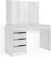 Vicco Coiffeuse Sherry, Wit, 120 cm