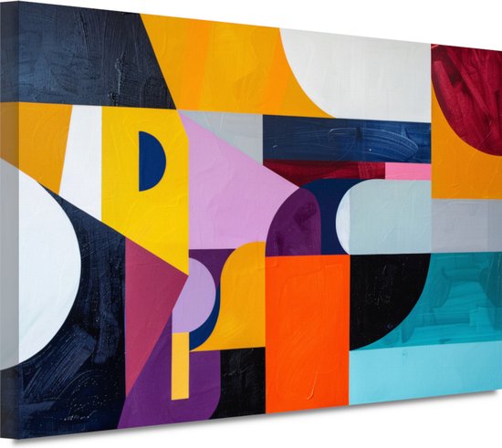 Tableaux d'art abstrait - Peinture minimaliste - Décoration murale Salon - Tableaux modernes - Tableaux sur toile - Décoration chambre toile 60x40 cm