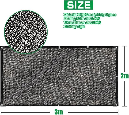 Schaduwdoek Vierkant 4 x 6 m,Waterdicht Zonwering met Uv-Bescherming, Weerbestendig, Tuinschaduwnet Schaduwgaas,Voor Serre,Kippenhok,Planten, Wit Schaduwdoek Vierkant 4 x 6 m,Waterdicht Zonwering met Uv-Bescherming, Weerbestendig, Tuinschaduwnet Schaduwgaas,Voor Serre,Kippenhok,Planten, Wit