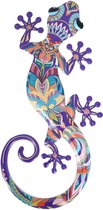 Salamandre | métal | cachemire-o | violet | XXL | 20x46cm