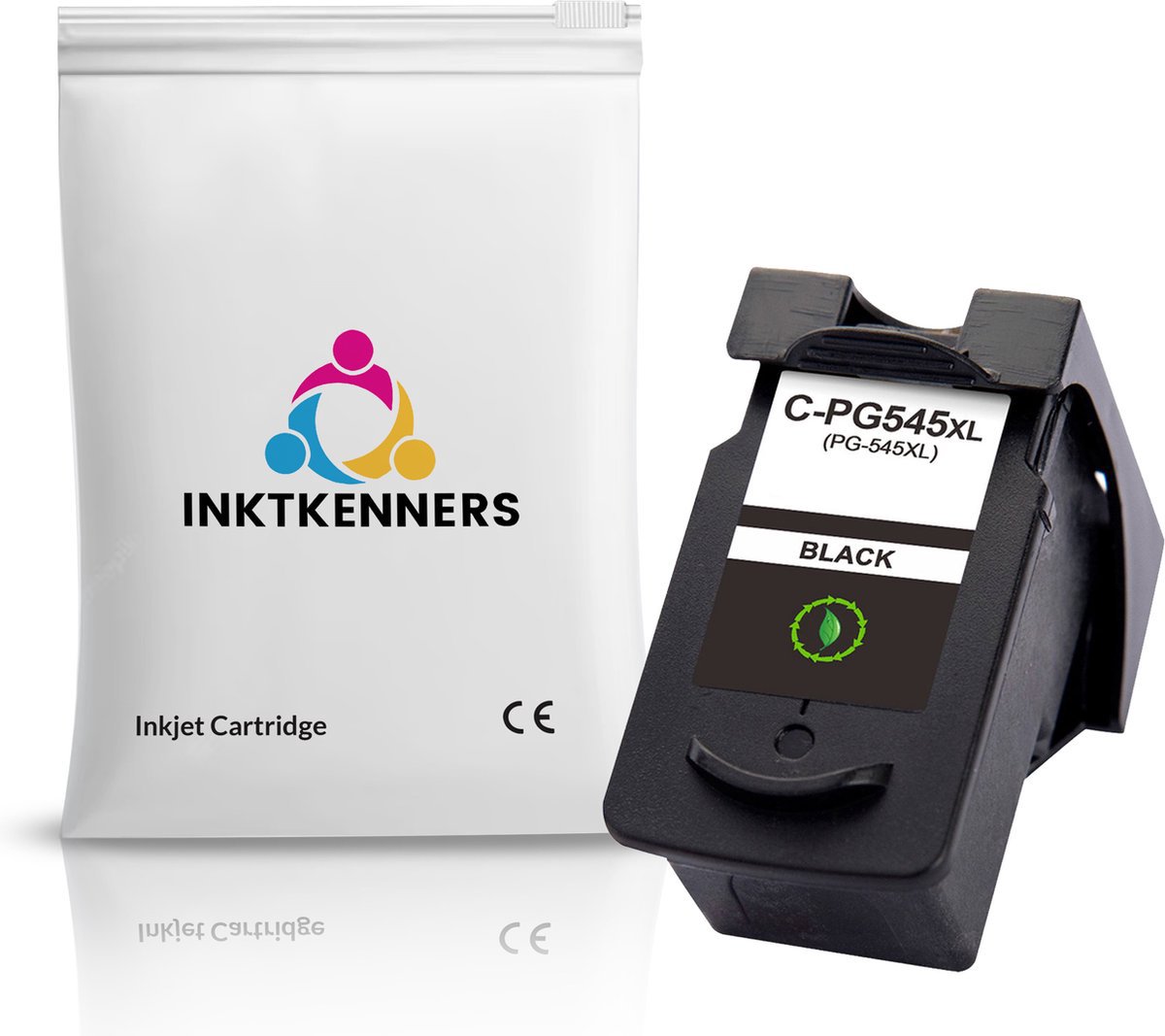 Inktcartridges Geschikt voor Canon PG-545XL - Zwart - Geschikt voor Canon Pixma MG2950 MG3051 MG3053 MX495 IP2850 TS3150 TS3450 TS3451 en TS3355 545/546