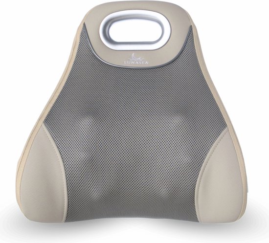 LunaSea's Luxe Massagekussen - Shiatsu Massage - Met infrarood - Rugmassage - Massage Kussen