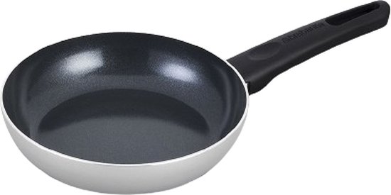 Brabantia INDU+ Koekenpan - Ø 20 cm - Keramische antiaanbaklaag - PFAS Vrij - Geschikt voor inductie - Grijs