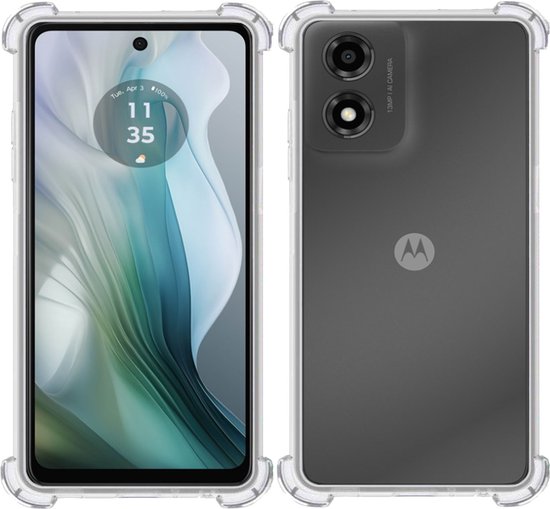 Coque adaptée pour Motorola Moto E14 / Moto G04 / Moto G24 – Extreme Shock Case – Coque Transparente