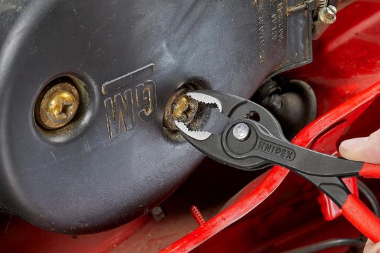 KNIPEX Cobra QuickSet Hightech-waterpomptang op ZB-kaart met antslip kunststof bekleed 300 mm, 87 21 300 SB