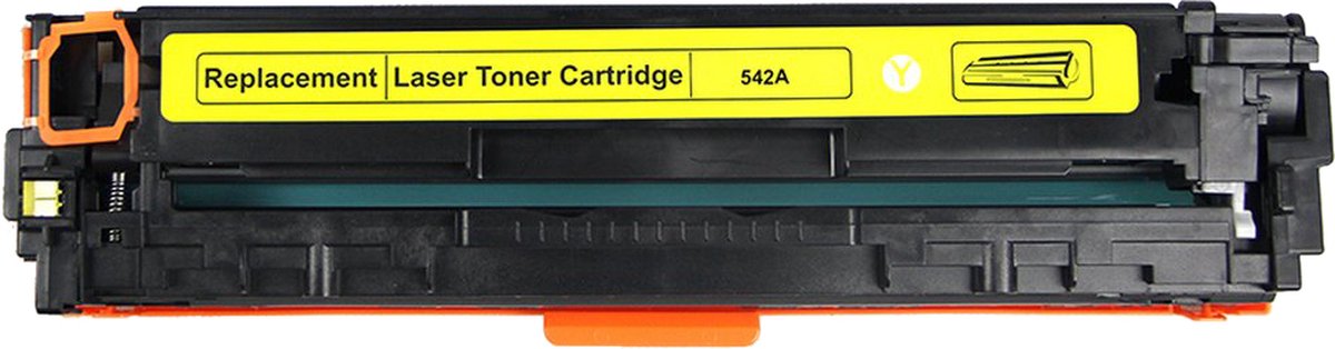 Toner Cartridge Geel Geschikt voor HP (125A) CB-542A | Geschikt voor HP Color LaserJet CP1213, CP1214, CP1215, CP1216, CP1217, CP1513n, CP1514n, CP1515n, CP1516n, CP1517ni, CP1518ni, CP1519ni, CM1300MFP, CM1312MFP