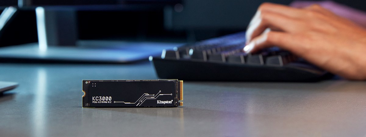 Kingston KC3000 M.2 NVMe SSD - 1TB - PCIe 4.0 - 7000MB/s - 1024G | bol